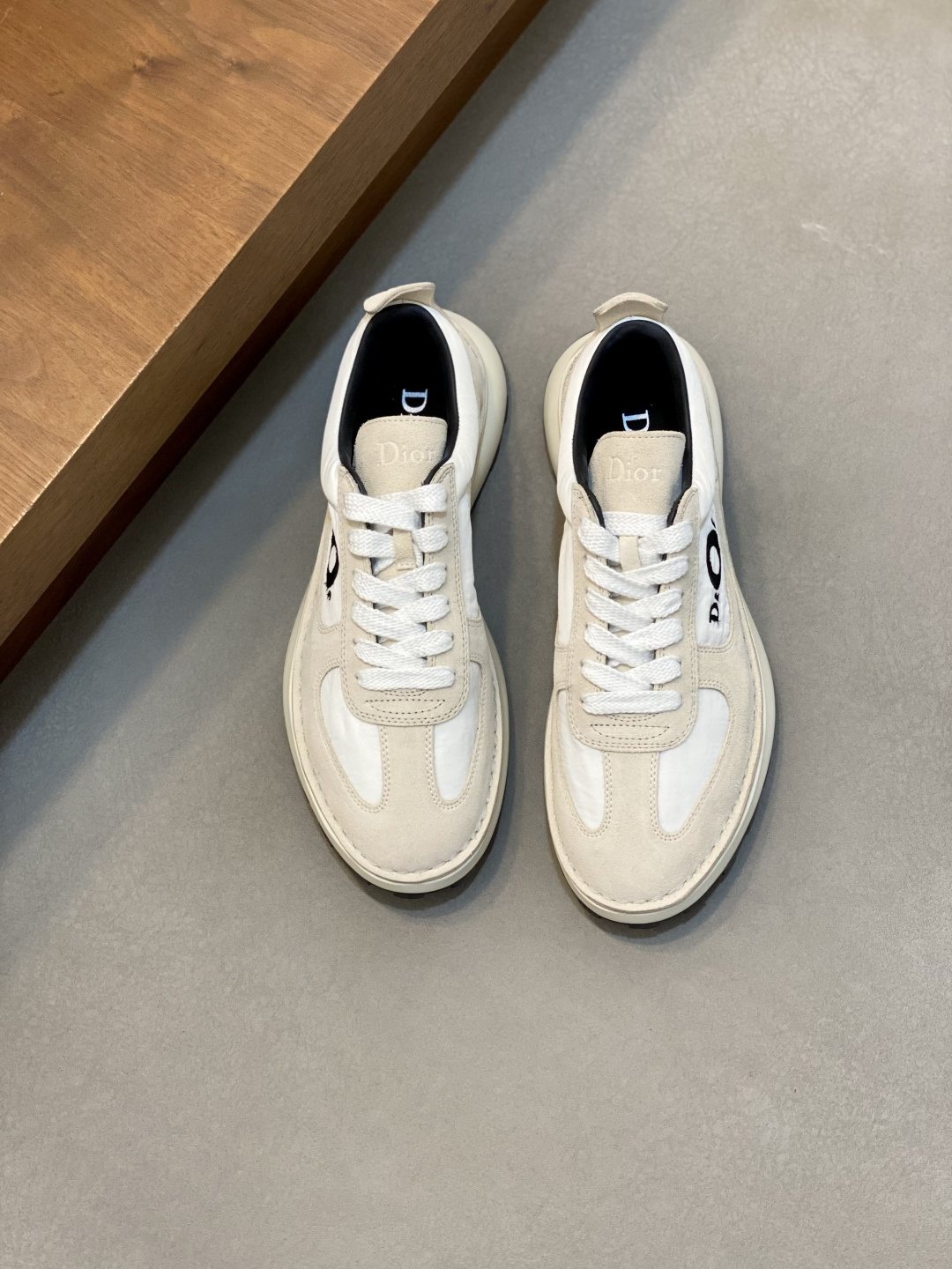 Dior Paneled Low-Top Sneakers — front