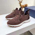 Dior Knit Lace-Up Sneakers — front